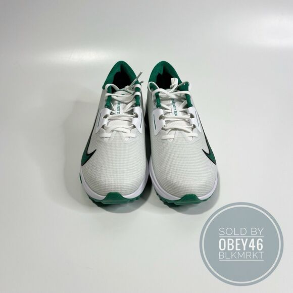 Nike Air Zoom Infinity Tour 2 Golf Shoes Photon Dust/Green HQ2158-100 Sz 12 - Picture 3 of 6